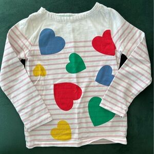 Mini Boden Breton Heart Shirt